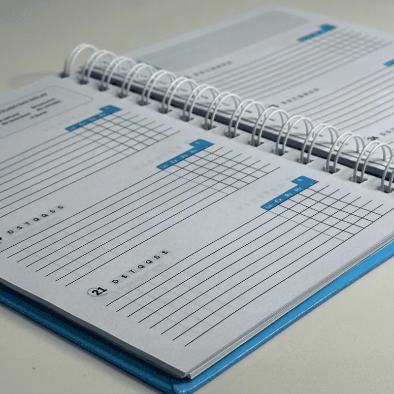 Miolo de agenda escolar